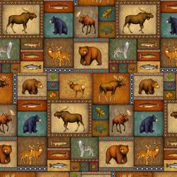 Quilted Wilderness Flag and Home Decor