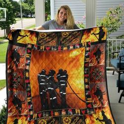 Quilts Firefighter Gacl47 and Home Decor