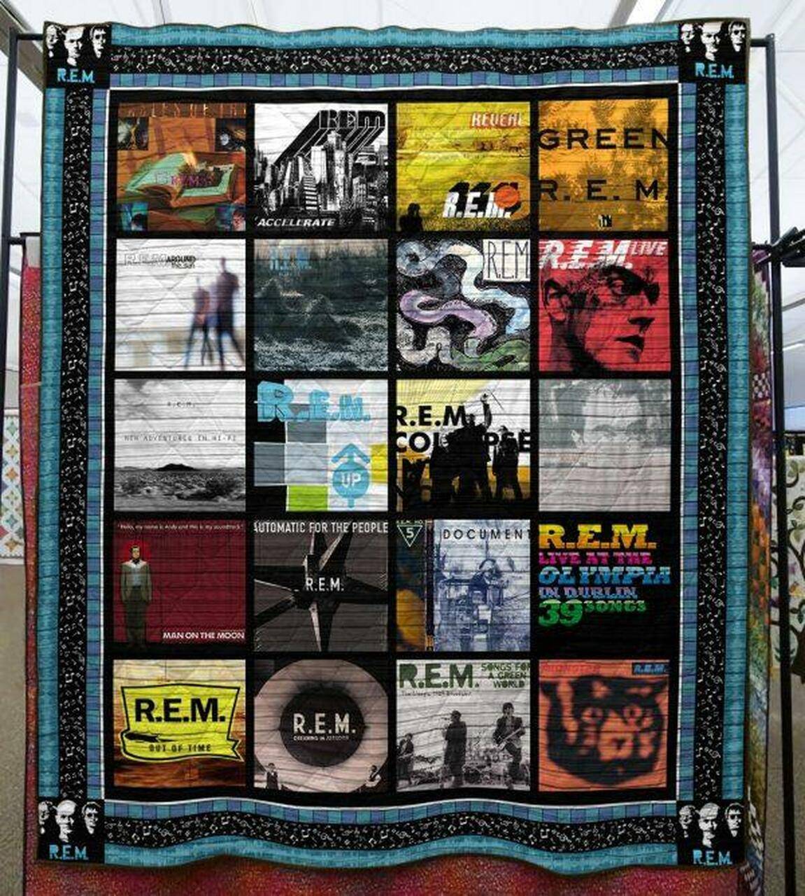 R E M Memories Quilt Blanket Ph01 Quilt and Home Decor