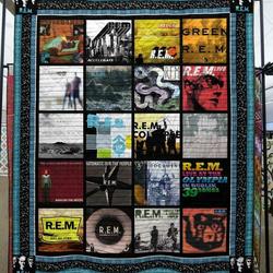 R E M Memories Quilt Blanket Ph01  Quilt and Home Decor