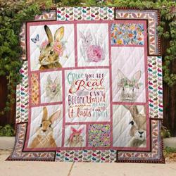 Rabbit Blanket Kc1507 Quilt and Home Decor