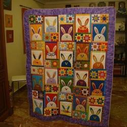 Rabbit Cla0910536Q Quilt Blanket and Home Decor