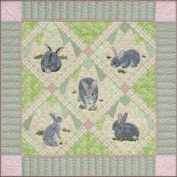 Rabbit Clm050729 Quilt Blanket and Home Decor