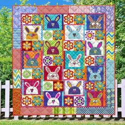 Rabbit Flower Quilt Tdhlh and Home Decor