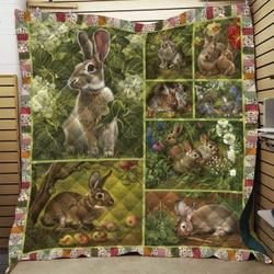 Rabbit N V6 3D Customized Quilt and Home Decor