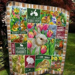 Rabbit Tnt0304 14 Quilt Blanket  Quilt and Home Decor