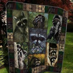 Raccoon P904009 Quilt Blanket  Quilt and Home Decor