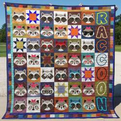 Raccoon Quilt Blanket  Quilt and Home Decor