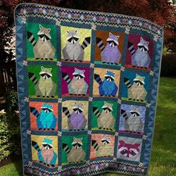 Racoon Quilt Tdhbe and Home Decor