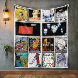 Radiohead Album Covers Quilt Blanket and Home Decor