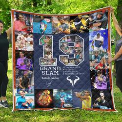 Rafael Nadal Anniversary Quilt and Home Decor
