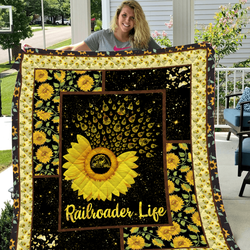 Railroader Life Quilt Fcy and Home Decor