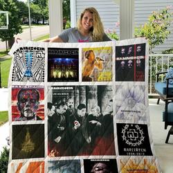 Rammstein Albums Quilt Blanket 01 and Home Decor