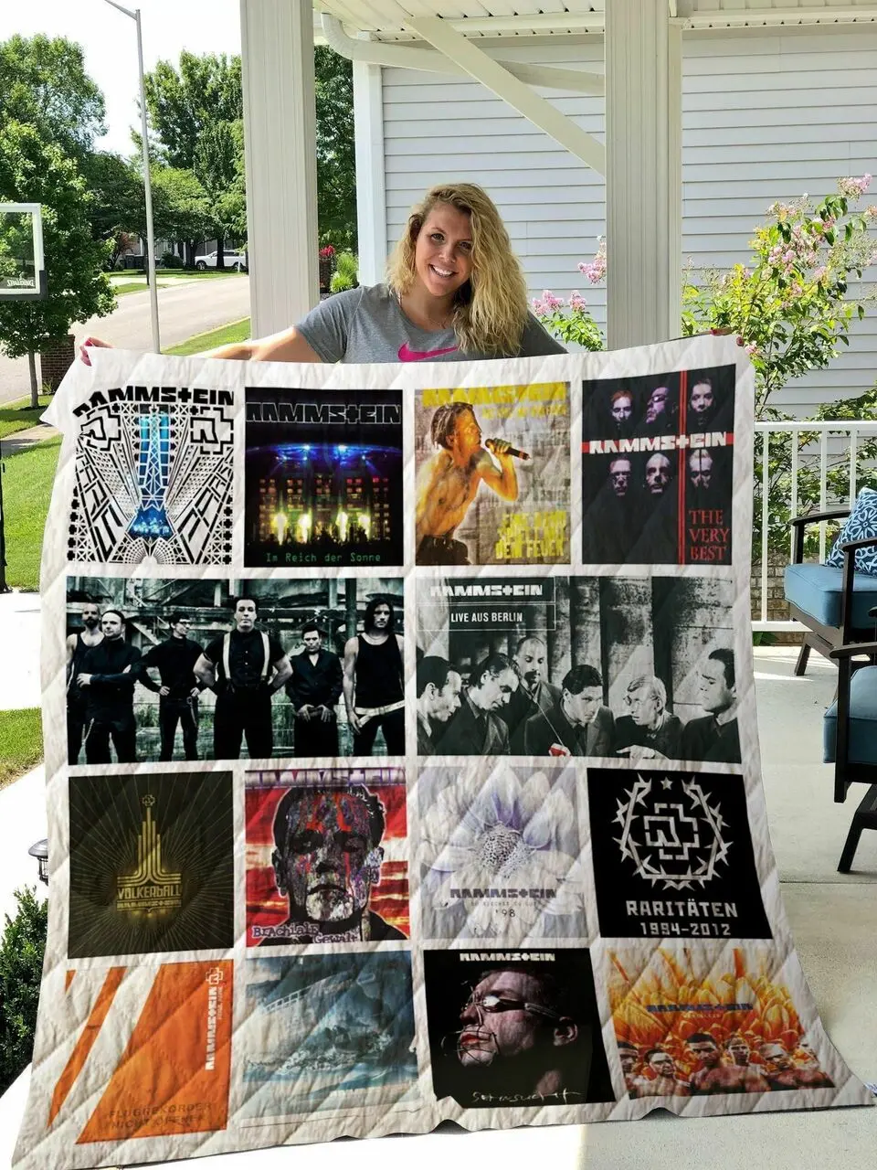 Rammstein Albums Quilt Blanket 02 and Home Decor