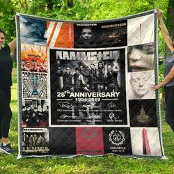 Rammstein Anniversary Quilt and Home Decor