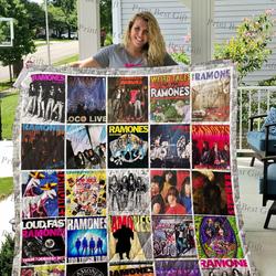 Ramones Albums Cover Poster Quilt 2 and Home Decor
