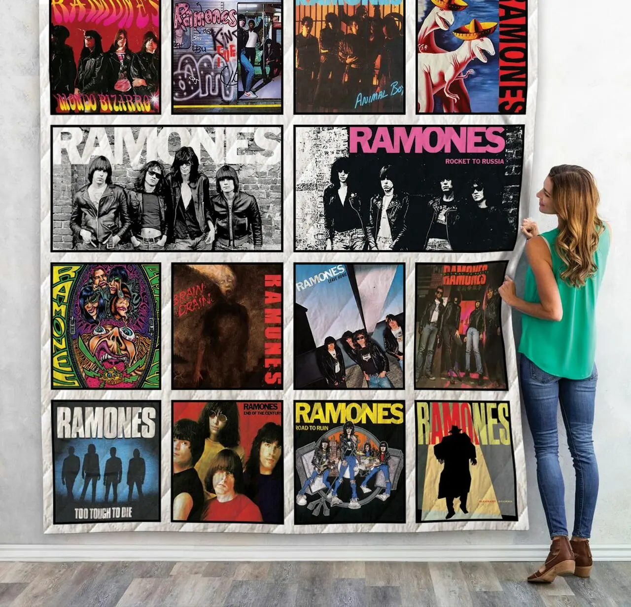 Ramones Albums Quilt Blanket New Arrival and Home Decor