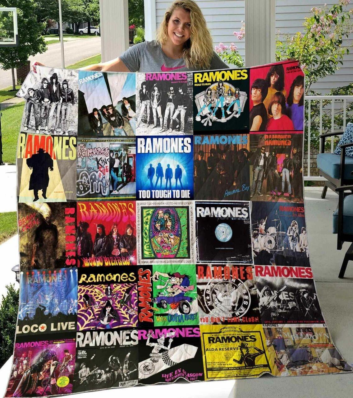 Ramones Blanket Th1507 Quilt and Home Decor
