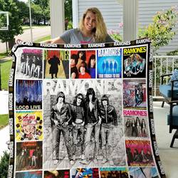 Ramones Cover Poster Quilt Blanket and Home Decor