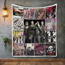 Randy Album Covers Quilt Blanket and Home Decor