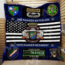 Ranger Regiment Quilt Blanket Dhc0910564Vt and Home Decor