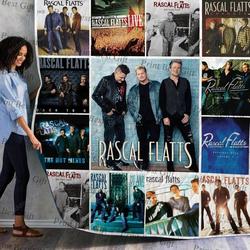 Rascal Flatts Albums Cover Poster Quilt Blanket and Home Decor