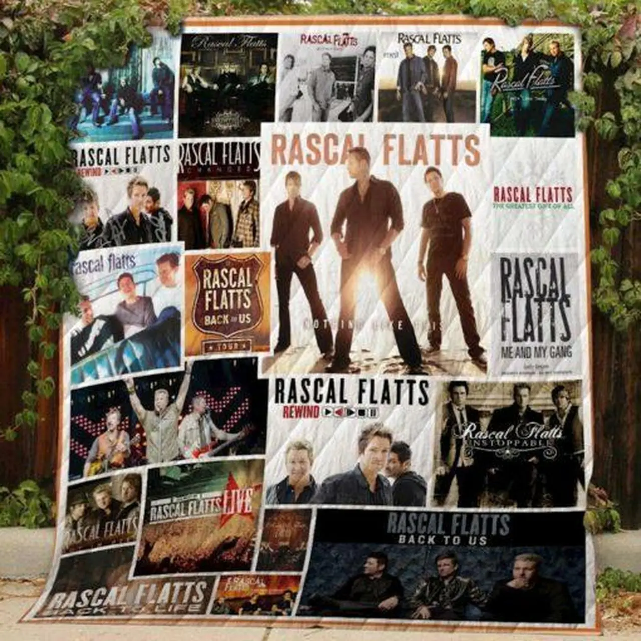 Rascal Flatts Quilt V2 and Home Decor