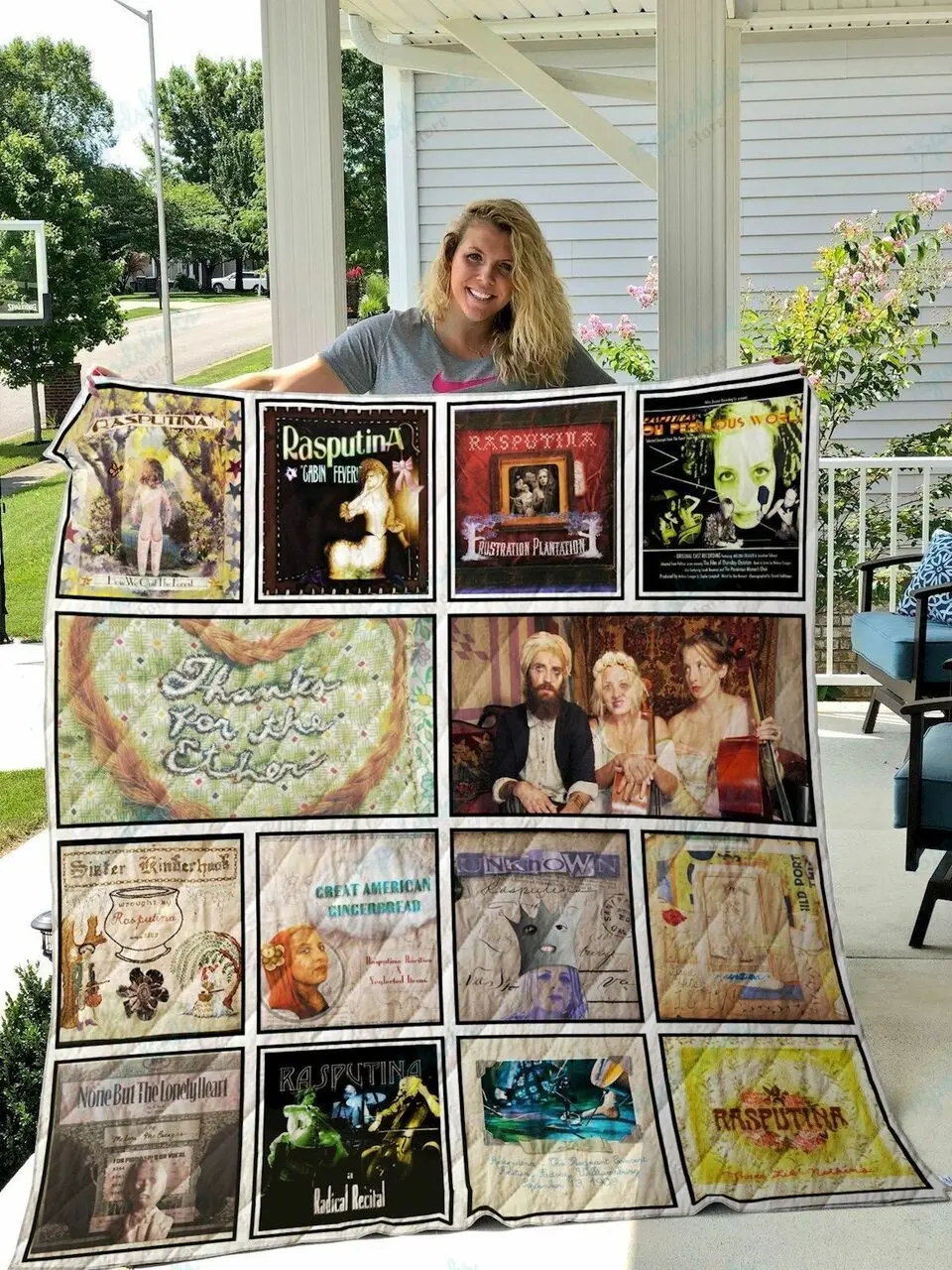 Rasputina Quilt Blanket and Home Decor