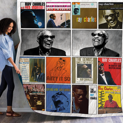 Ray Charles Albums Quilt Blanket and Home Decor
