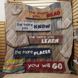 Reading Book Quilt Tdhgl and Home Decor
