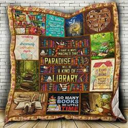 Reading Books Cl19100722Mdq Quilt Blanket and Home Decor