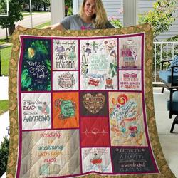 Reading If You Can Read You Can Do Anything Quilt Blanket Great Customized Blanket Gifts For Birthday Christmas Thanksgiving and Home Decor