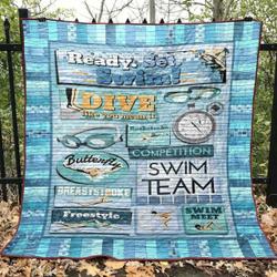 Ready Set Swim Pkt200648 Quilt Blanket and Home Decor