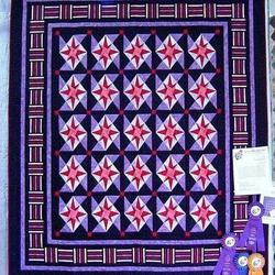 Rectangled Stars Cla1810450Q Quilt Blanket and Home Decor