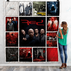 Red Band Albums Quilt Blanket For Fans Ver 13 and Home Decor