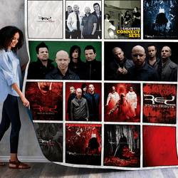 Red Band Albums Quilt Blanket For Fans Ver 14 and Home Decor