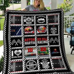 Red Bull Racing Quilt Blanket B100623  Quilt and Home Decor