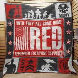 Red Deployed Ee12060 Quilt Inkp0108 and Home Decor