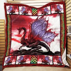 Red Dragon Quilt Kb25 and Home Decor