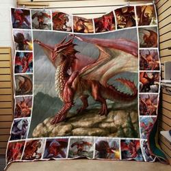 Red Dragon Washable Quilt 2712-01 and Home Decor