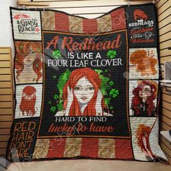 Red Hair Quilt Dkd and Home Decor