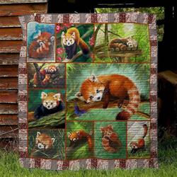 Red Panda Vb130532 Quilt Blanket and Home Decor