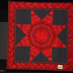 Red Star Quilt Tdhdm and Home Decor