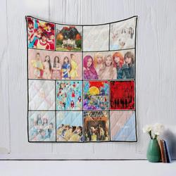 Red Velvet Quilt Blanket and Home Decor