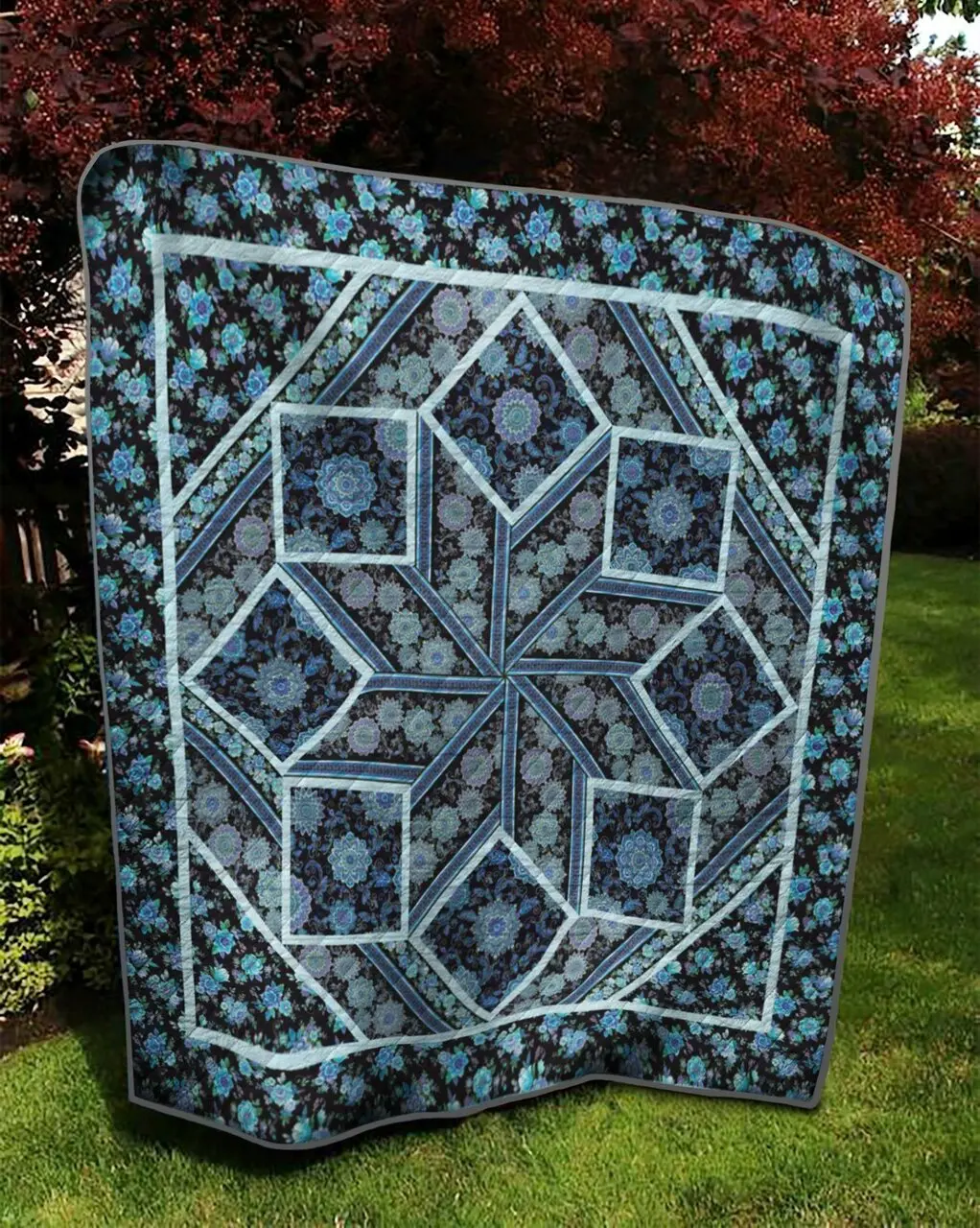 Regency Medallion Bl Quilt Tdhlk and Home Decor