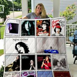 Regina Spektor Quilt Blanket and Home Decor