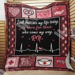 Registered Nurse Rn Quilt Blanket Dhc06021280Td and Home Decor