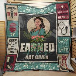 Registered Nurse Rn Quilt Blanket Dhc06021325Td and Home Decor