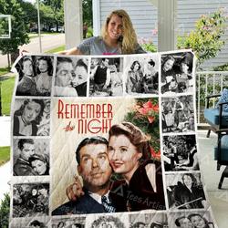 Remember The Night Quilt Blanket 0665 and Home Decor