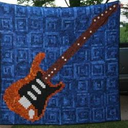 Rhythm In Blue Quilt Tdhgo and Home Decor